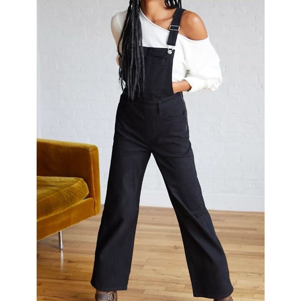 Black Women’s Denim Overalls